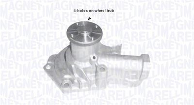 Water Pump, engine cooling MAGNETI MARELLI 352316170618
