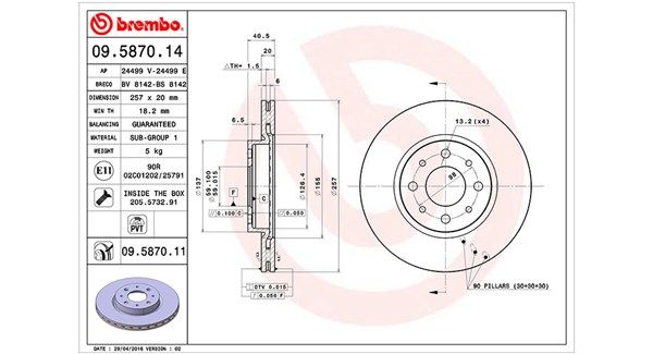 MAGNETI MARELLI 360406021900 Brake Disc