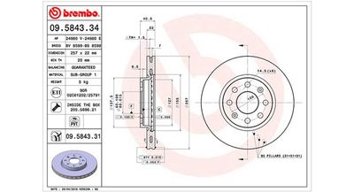 Brake Disc MAGNETI MARELLI 360406024300