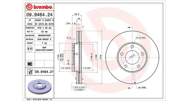MAGNETI MARELLI 360406056700 Brake Disc