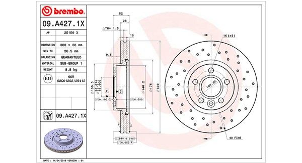 MAGNETI MARELLI 360406087602 Brake Disc