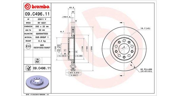 MAGNETI MARELLI 360406127701 Brake Disc
