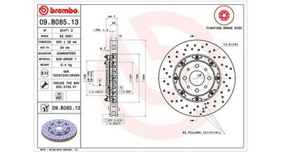 Brake Disc MAGNETI MARELLI 360406129603