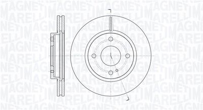 Brake Disc MAGNETI MARELLI 361302040108