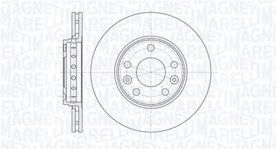 Brake Disc MAGNETI MARELLI 361302040110