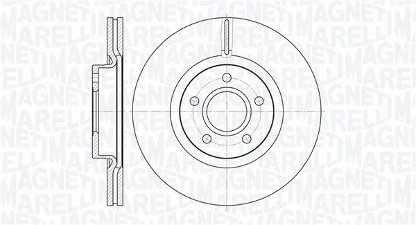 MAGNETI MARELLI 361302040134 Brake Disc