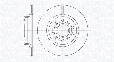 Brake Disc MAGNETI MARELLI 361302040152