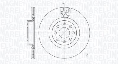 Brake Disc MAGNETI MARELLI 361302040256