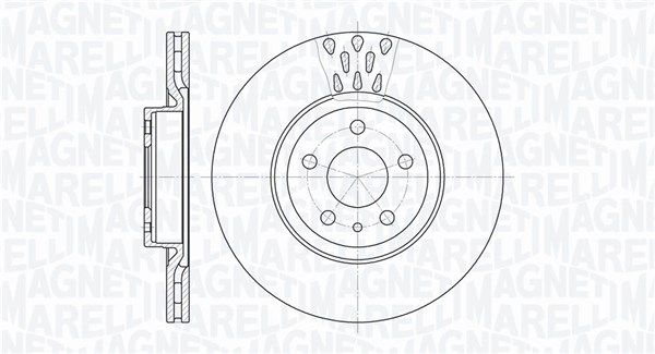MAGNETI MARELLI 361302040258 Brake Disc
