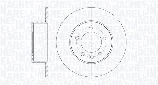 MAGNETI MARELLI 361302040373 Brake Disc