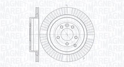 Brake Disc MAGNETI MARELLI 361302040428