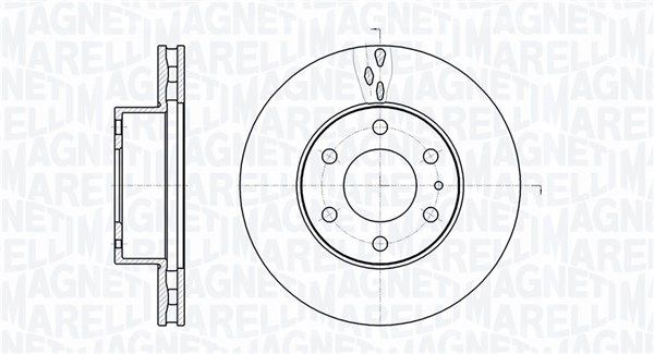 MAGNETI MARELLI 361302040482 Brake Disc