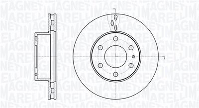 Brake Disc MAGNETI MARELLI 361302040482