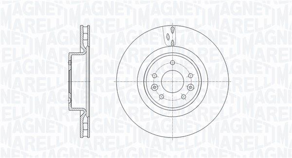 MAGNETI MARELLI 361302040676 Brake Disc