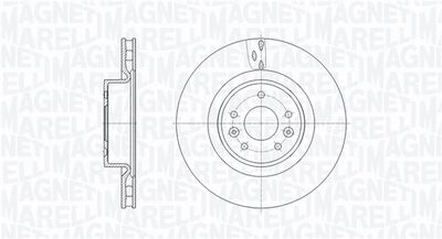 Brake Disc MAGNETI MARELLI 361302040676