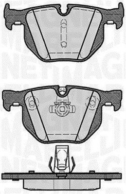 MAGNETI MARELLI 363916060161 Brake Pad Set, disc brake
