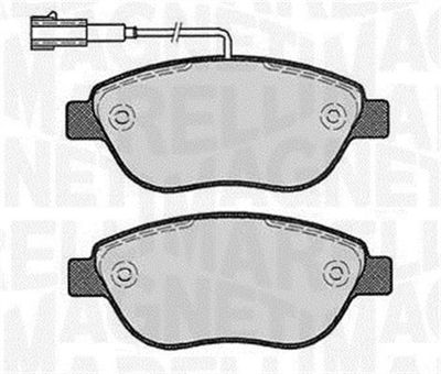 Brake Pad Set, disc brake MAGNETI MARELLI 363916060221