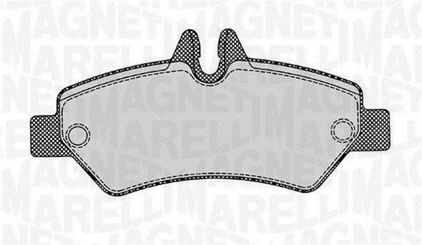MAGNETI MARELLI 363916060300 Brake Pad Set, disc brake