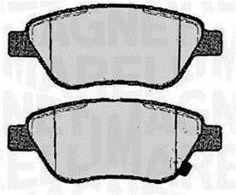 MAGNETI MARELLI 363916060361 Brake Pad Set, disc brake