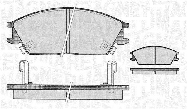MAGNETI MARELLI 363916060459 Brake Pad Set, disc brake