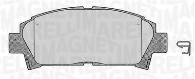 Brake Pad Set, disc brake MAGNETI MARELLI 363916060509