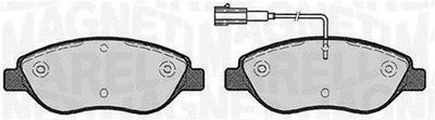Brake Pad Set, disc brake MAGNETI MARELLI 363916060563
