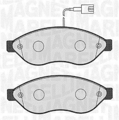 MAGNETI MARELLI 363916060642 Brake Pad Set, disc brake