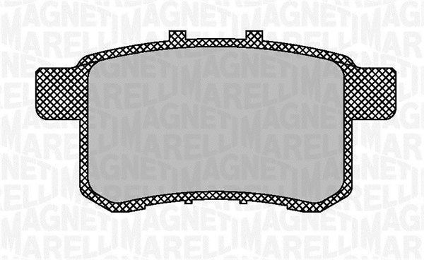 MAGNETI MARELLI 363916060703 Brake Pad Set, disc brake