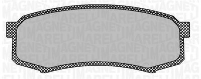 Brake Pad Set, disc brake MAGNETI MARELLI 363916060705