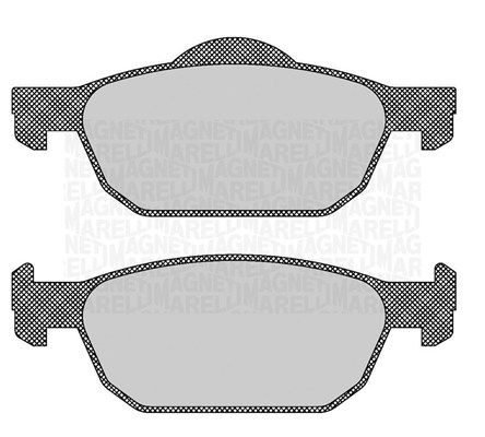 MAGNETI MARELLI 363916060706 Brake Pad Set, disc brake