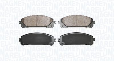 Brake Pad Set, disc brake MAGNETI MARELLI 363916060835