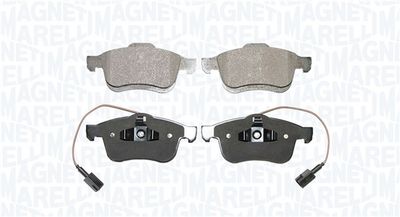 Brake Pad Set, disc brake MAGNETI MARELLI 363916060860