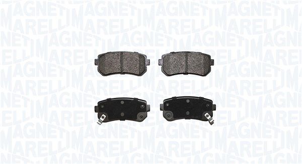 MAGNETI MARELLI 363916060872 Brake Pad Set, disc brake