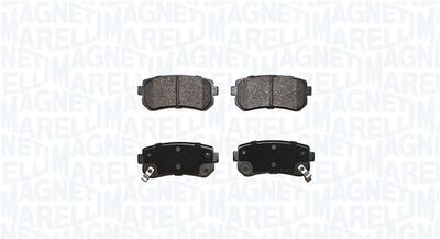 Brake Pad Set, disc brake MAGNETI MARELLI 363916060872