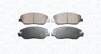 Brake Pad Set, disc brake MAGNETI MARELLI 363916060880