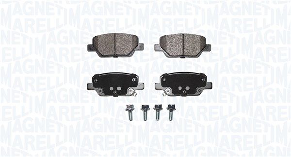MAGNETI MARELLI 363916060884 Brake Pad Set, disc brake