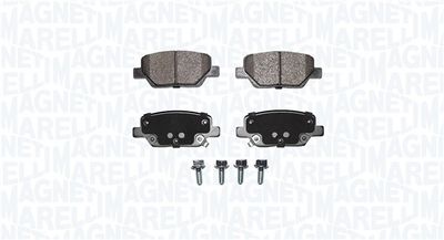 Brake Pad Set, disc brake MAGNETI MARELLI 363916060884
