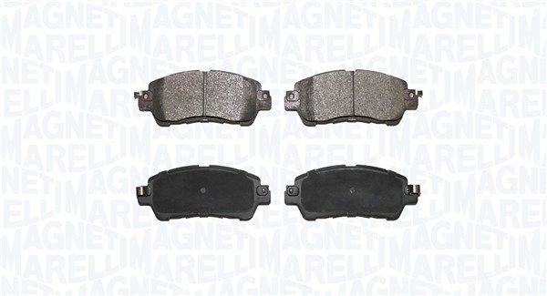 MAGNETI MARELLI 363916060902 Brake Pad Set, disc brake