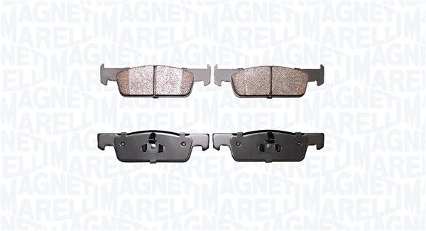 MAGNETI MARELLI 363916060944 Brake Pad Set, disc brake
