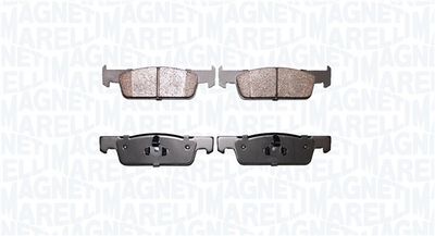 Brake Pad Set, disc brake MAGNETI MARELLI 363916060944