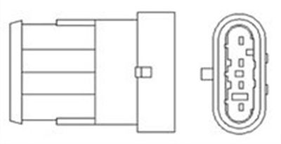 Lambda Sensor MAGNETI MARELLI 466016355010