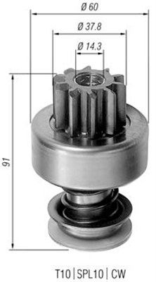 MAGNETI MARELLI 940113020153 Pinion, starter
