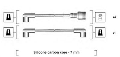 Ignition Cable Kit MAGNETI MARELLI 941044120502