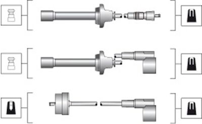Ignition Cable Kit MAGNETI MARELLI 941045250512