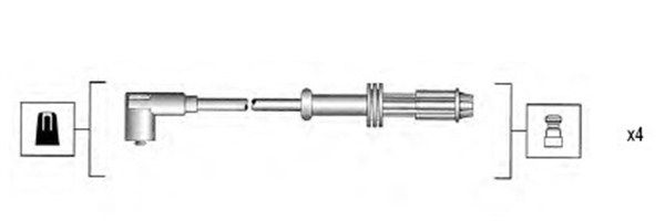MAGNETI MARELLI 941085130565 Ignition Cable Kit