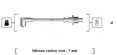 Ignition Cable Kit MAGNETI MARELLI 941085150567