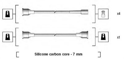 Ignition Cable Kit MAGNETI MARELLI 941094290578