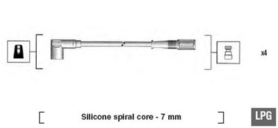 Ignition Cable Kit MAGNETI MARELLI 941095130583