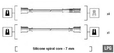 Ignition Cable Kit MAGNETI MARELLI 941095430588