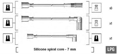 Ignition Cable Kit MAGNETI MARELLI 941095480591